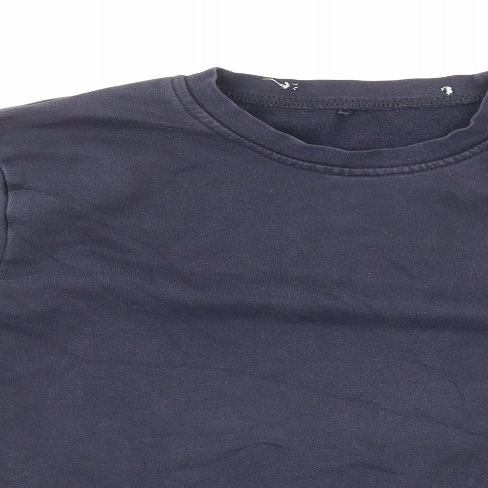 George Boys Blue Cotton Pullover Sweatshirt Size 12-13 Years Pullover