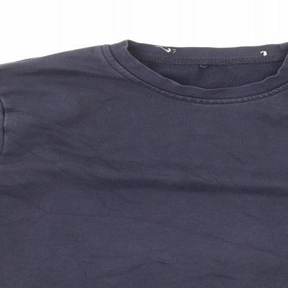 George Boys Blue Cotton Pullover Sweatshirt Size 12-13 Years Pullover