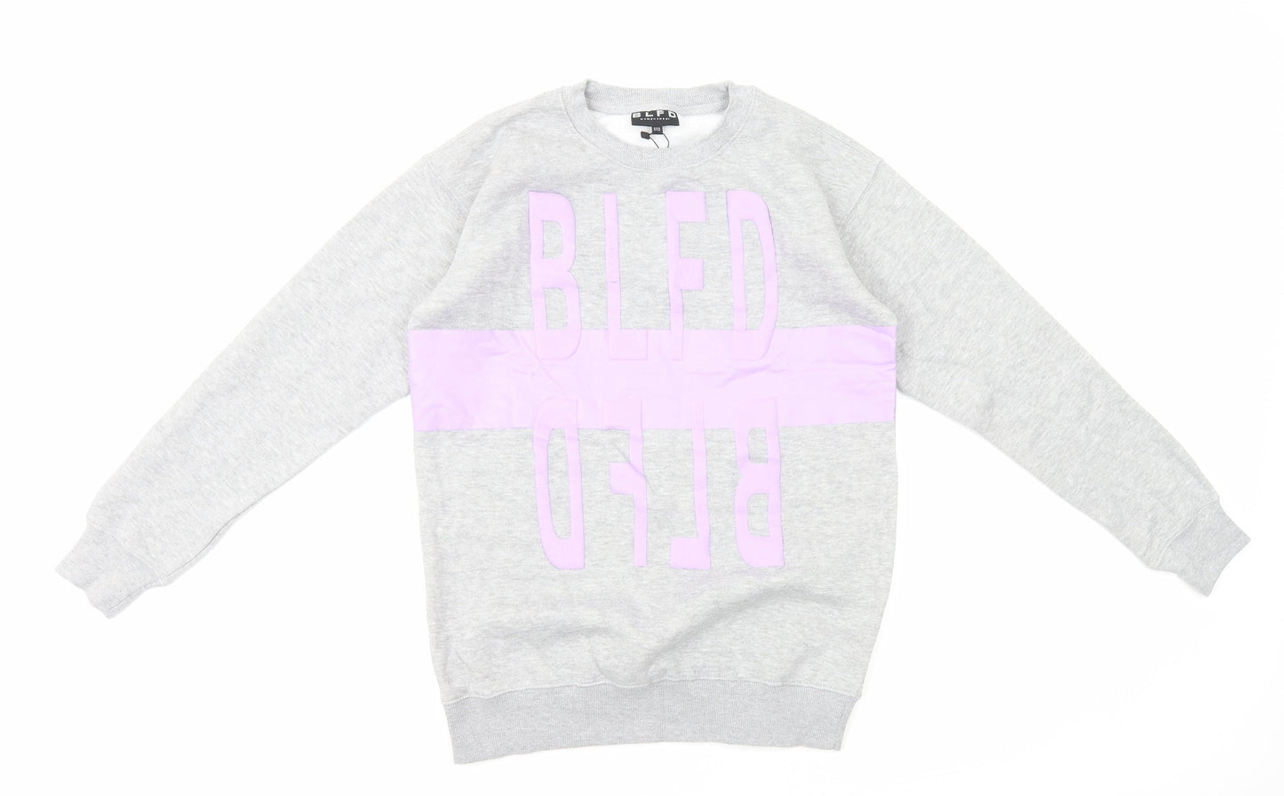 BLFD Womens Grey Cotton Pullover Sweatshirt Size 8 Pullover