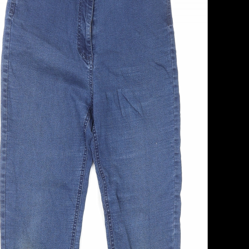Vizaviz Womens Blue Cotton Skinny Jeans Size 12 L26 in Regular Zip