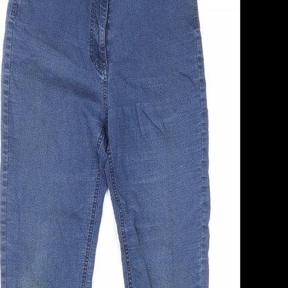 Vizaviz Womens Blue Cotton Skinny Jeans Size 12 L26 in Regular Zip