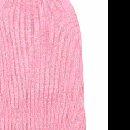 Papaya Womens Pink Acrylic Slip Dress Size S Round Neck Pullover
