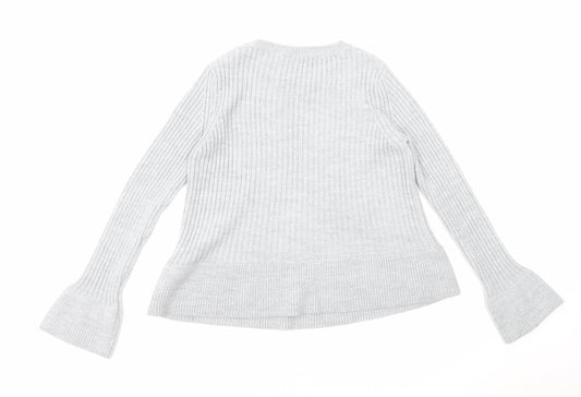 Womens UK Size 8 Marks and Spencer Grey Pullover Jumper