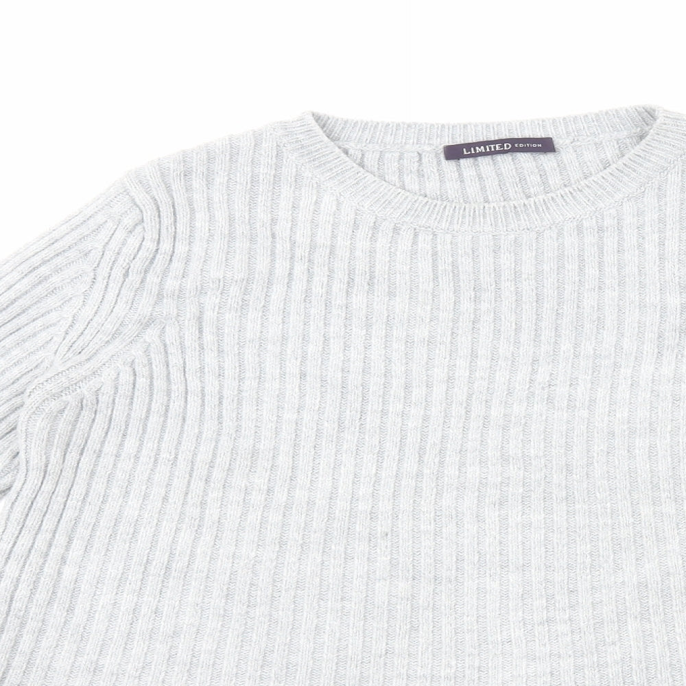 Womens UK Size 8 Marks and Spencer Grey Pullover Jumper