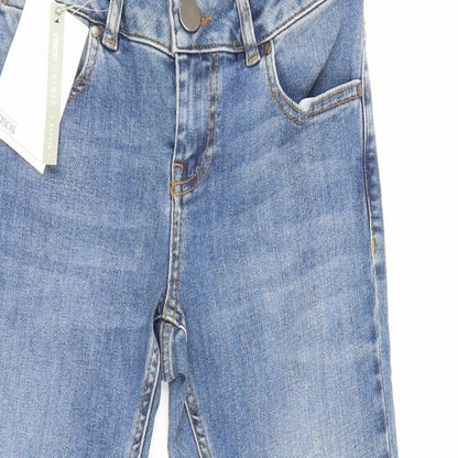 ASOS Womens Blue Cotton Skinny Jeans Size 25 in L24 in Slim Zip