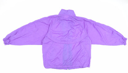 Womens UK Size M Reebok Purple Rain Coat