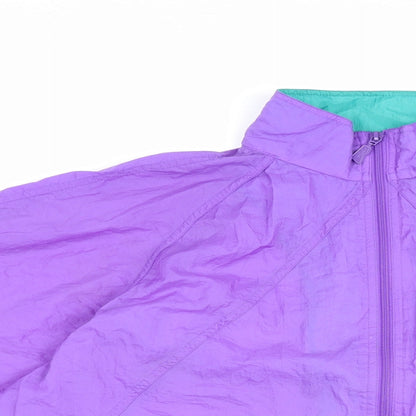 Womens UK Size M Reebok Purple Rain Coat
