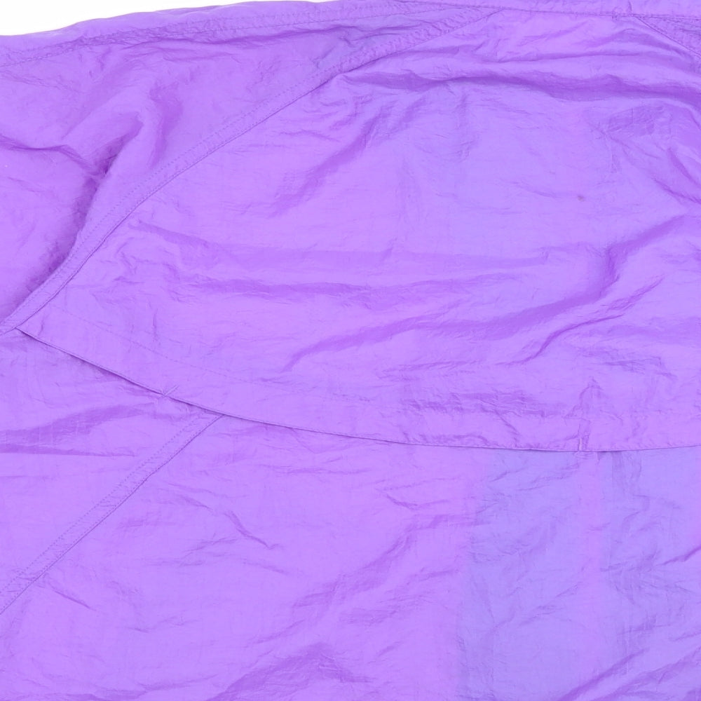 Womens UK Size M Reebok Purple Rain Coat