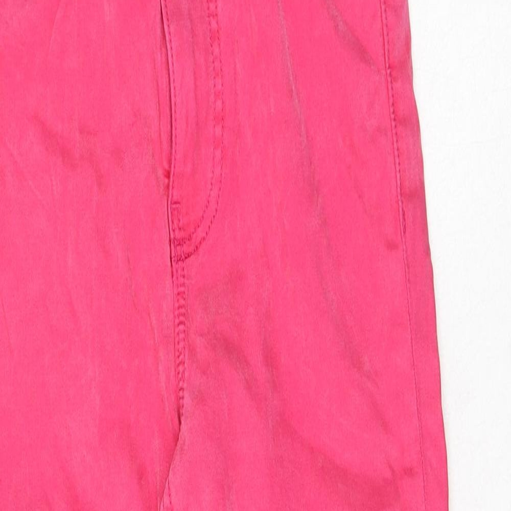 Womens UK Size 6 Marks and Spencer Regular Fit Straight Pink Jeans