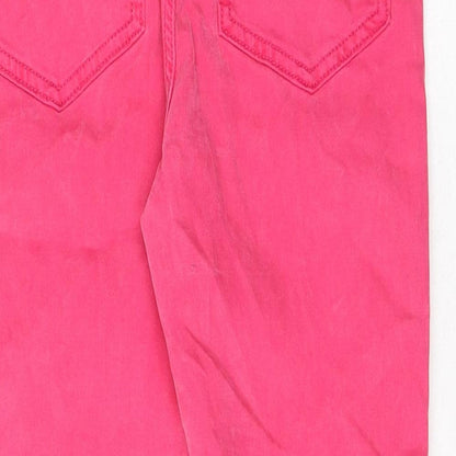 Womens UK Size 6 Marks and Spencer Regular Fit Straight Pink Jeans