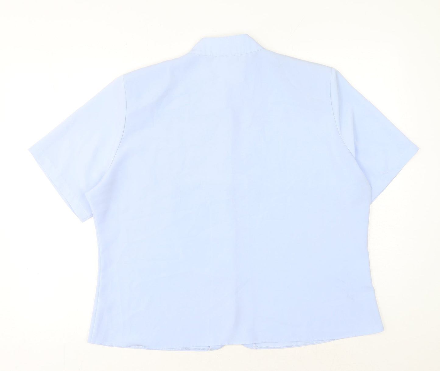 Womens UK Size 20 michael gold Blue Basic Button-Up
