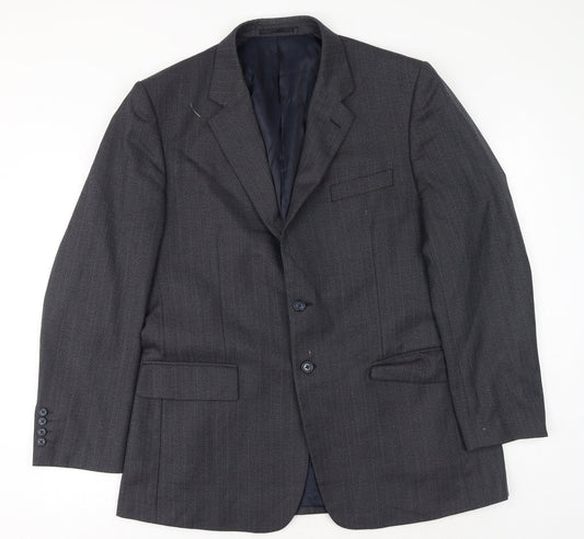 Mens UK Size 42 Brook Taverner Regular Grey Suit Jacket