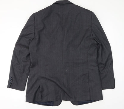 Mens UK Size 42 Brook Taverner Regular Grey Suit Jacket