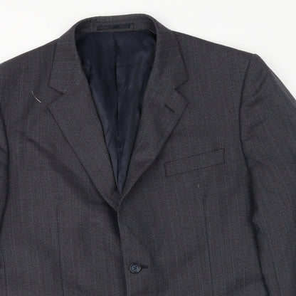 Mens UK Size 42 Brook Taverner Regular Grey Suit Jacket