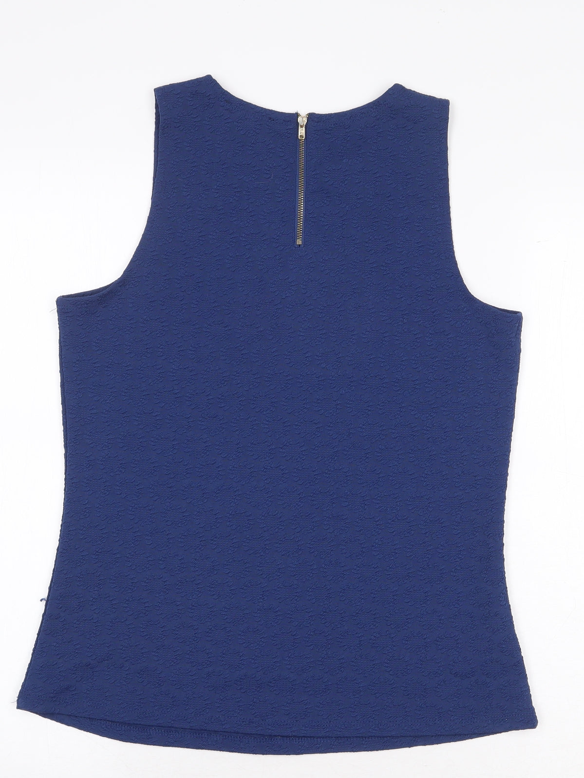 Womens UK Size 12 New Look Blue Basic Blouse