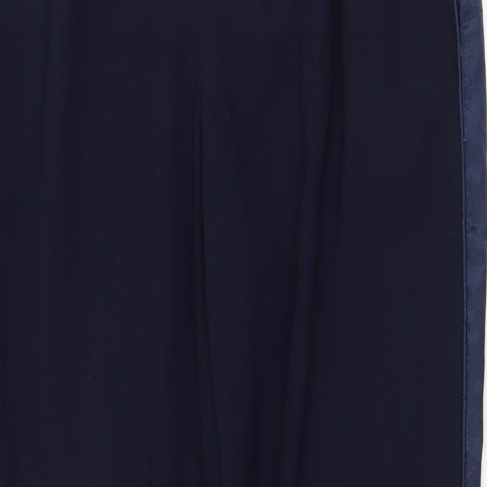 Womens UK Size 10 Topshop Regular Fit  Blue Trousers