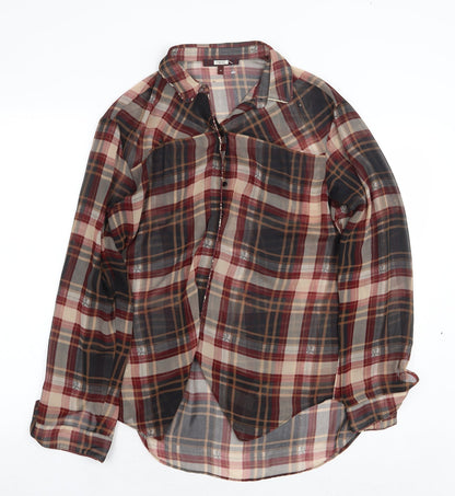 Womens UK Size 10 NEXT Multicoloured Basic Button-Up