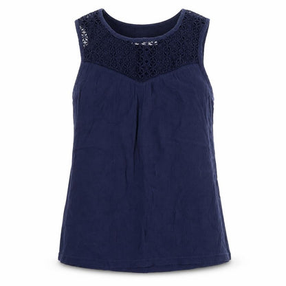 Womens UK Size 8 Avenue Blue Basic Blouse