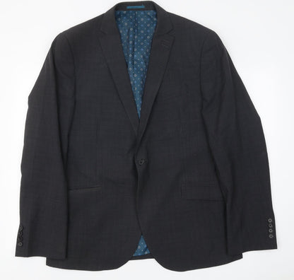 Mens UK Size 42 NEXT Regular Grey Suit Jacket