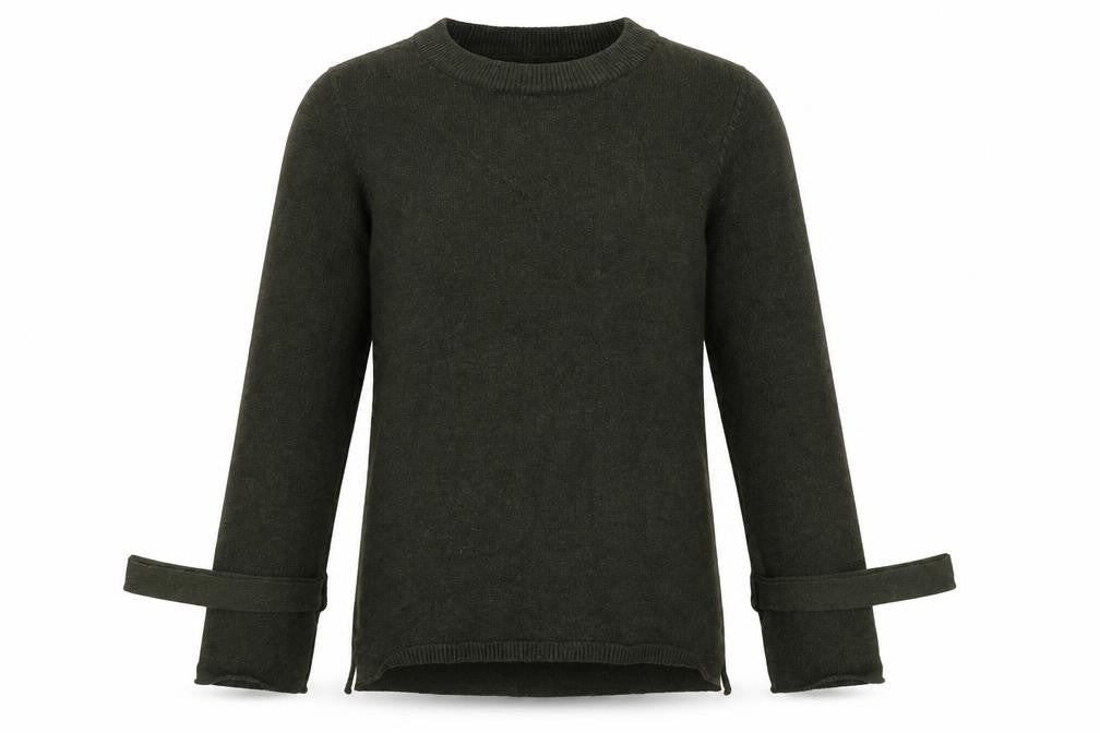 Womens UK Size 8 LOVE KNITWEAR Green Pullover Jumper