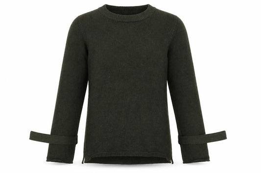 Womens UK Size 8 LOVE KNITWEAR Green Pullover Jumper