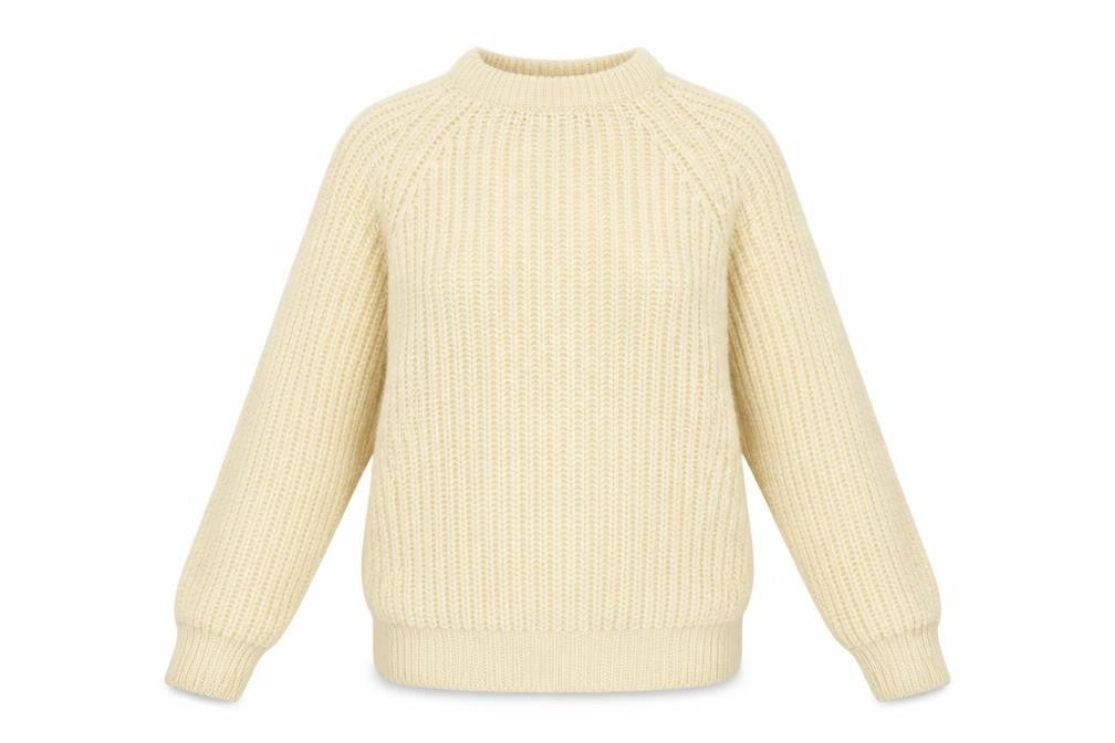 Womens UK Size M NEXT Beige Pullover Jumper