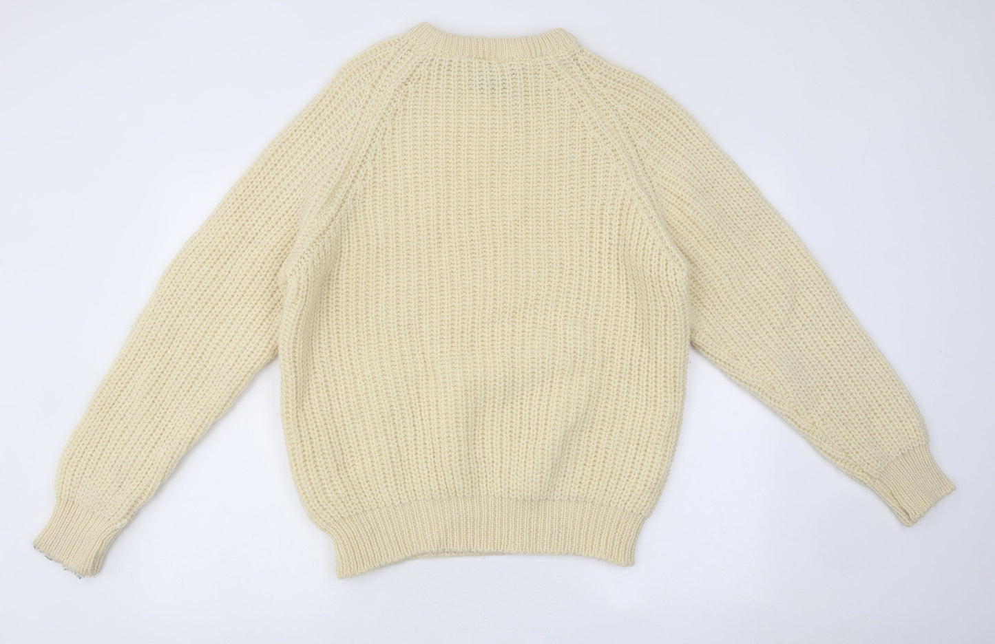 Womens UK Size M NEXT Beige Pullover Jumper
