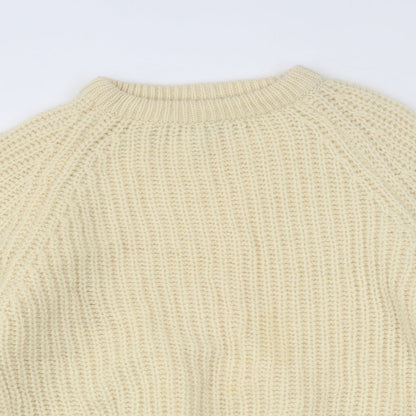 Womens UK Size M NEXT Beige Pullover Jumper