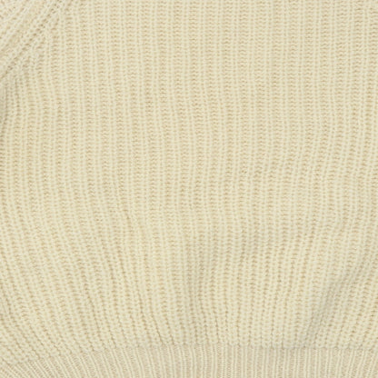 Womens UK Size M NEXT Beige Pullover Jumper