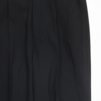 Womens UK Size 34 in Marks and Spencer Regular Fit Dress Pants Black Trousers