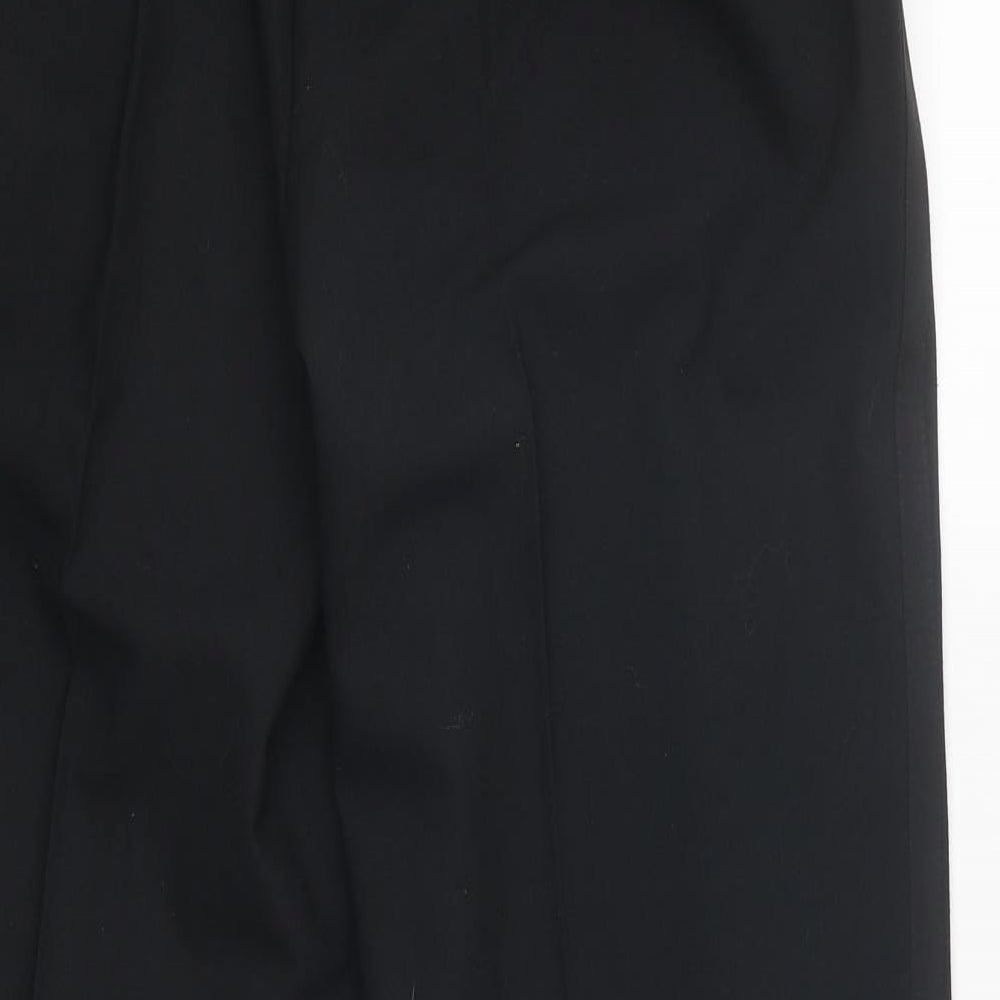 Womens UK Size 34 in Marks and Spencer Regular Fit Dress Pants Black Trousers