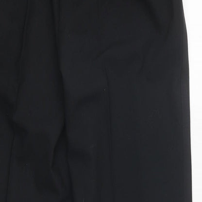 Womens UK Size 34 in Marks and Spencer Regular Fit Dress Pants Black Trousers