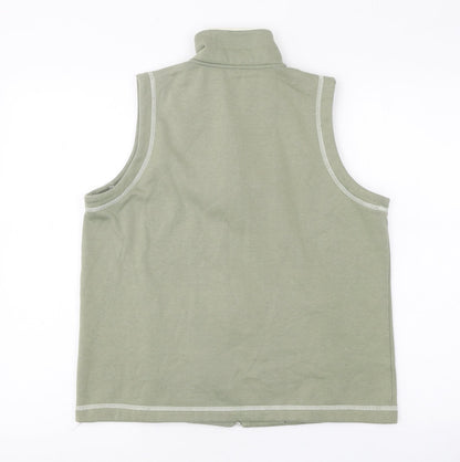 Womens UK Size S Preworn Green Gilet
