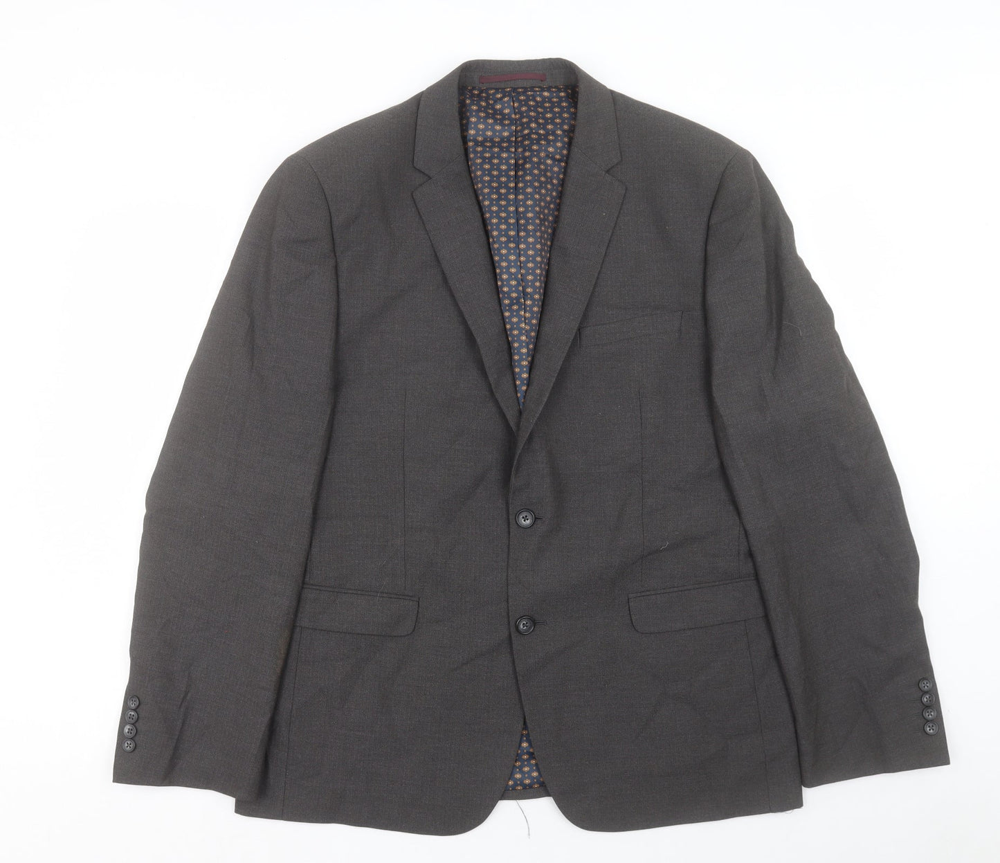 Mens UK Size 44 NEXT Regular Grey Suit Jacket