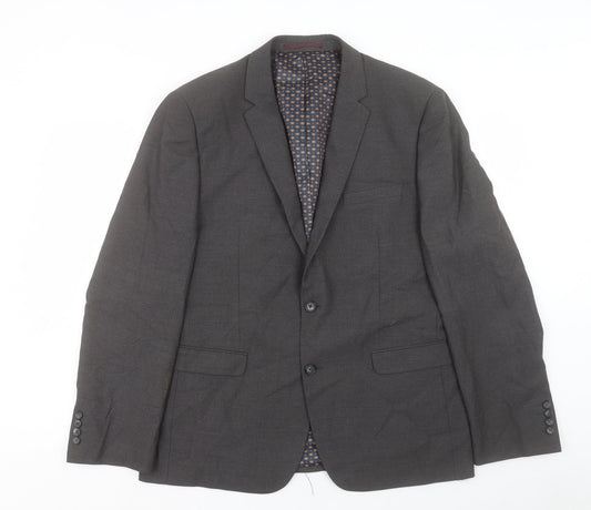 Mens UK Size 44 NEXT Regular Grey Suit Jacket