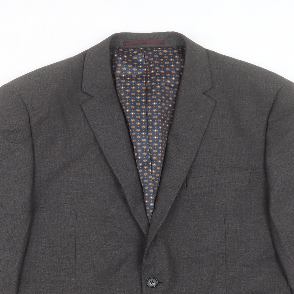 Mens UK Size 44 NEXT Regular Grey Suit Jacket