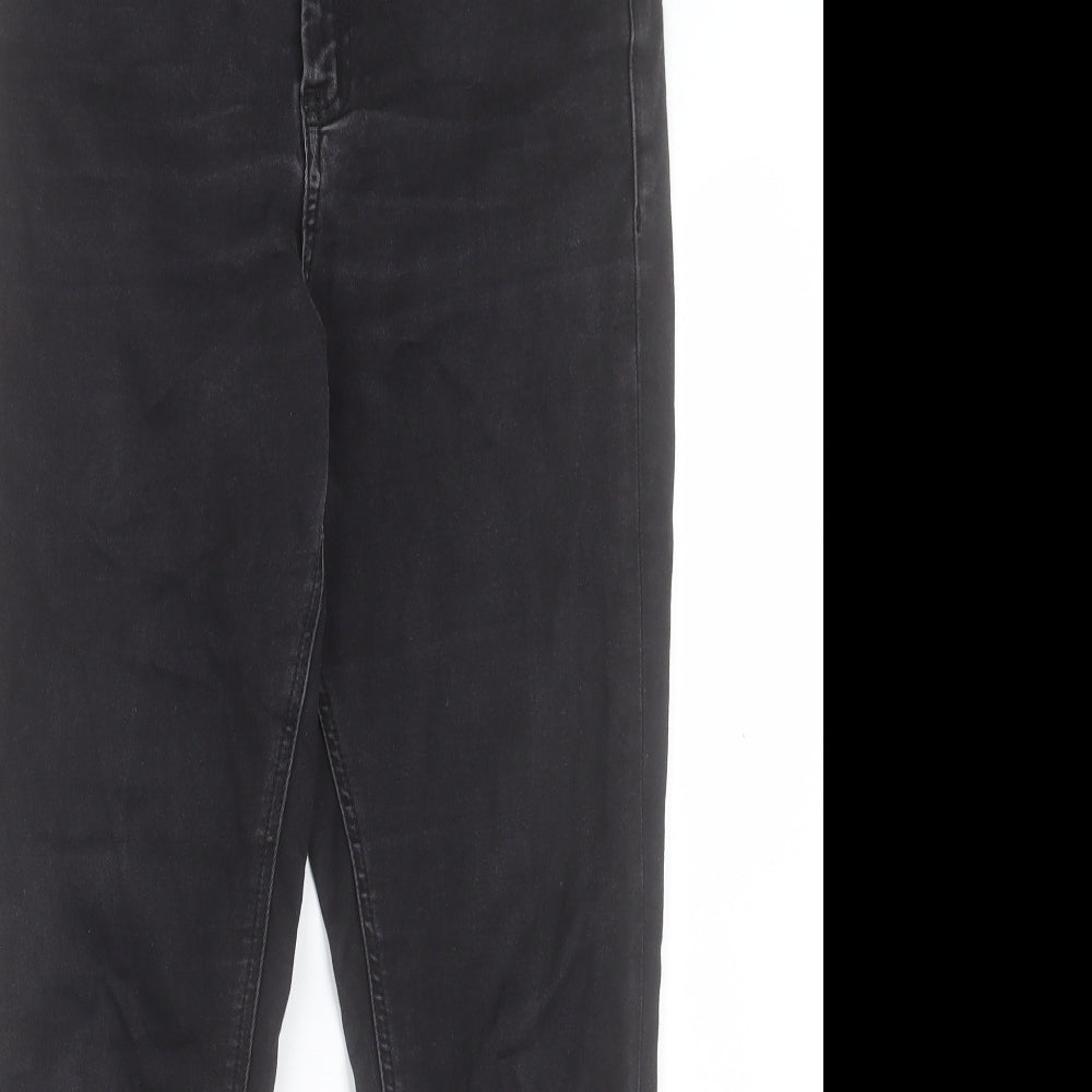 ASOS Womens Black Cotton Skinny Jeans Size 30 in L30 in Regular Button