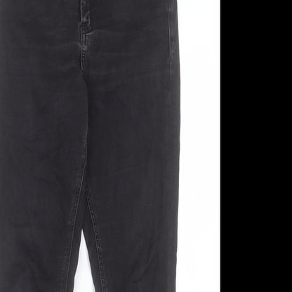 ASOS Womens Black Cotton Skinny Jeans Size 30 in L30 in Regular Button