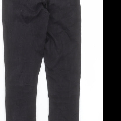 ASOS Womens Black Cotton Skinny Jeans Size 30 in L30 in Regular Button