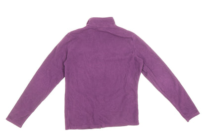 Marks and Spencer Womens Purple Jacket Size 8 Zip