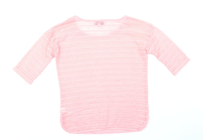 Womens UK Size 8 NEXT Pink Pullover Jumper