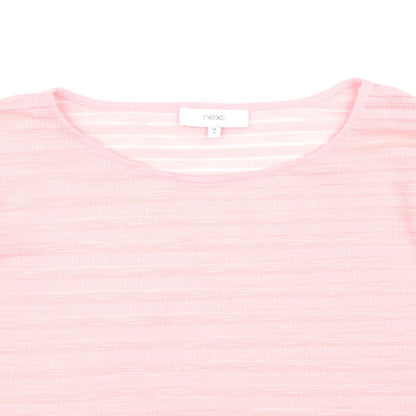 Womens UK Size 8 NEXT Pink Pullover Jumper