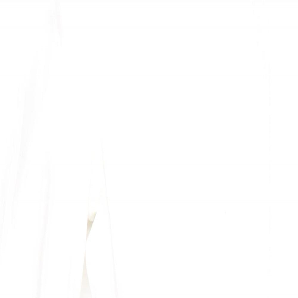 Topshop Womens White Cotton Skinny Jeans Size 30 L30 in Regular Zip