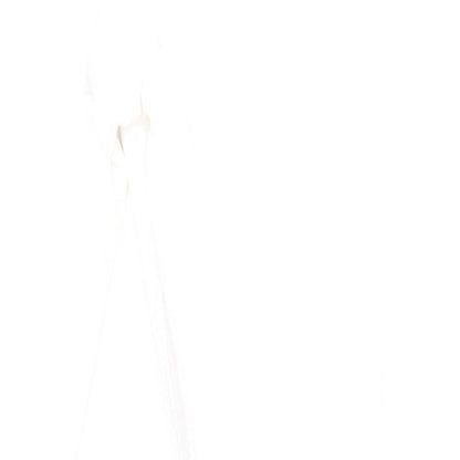 Topshop Womens White Cotton Skinny Jeans Size 30 L30 in Regular Zip