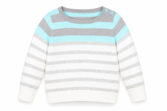 Gap Boys Multicoloured Round Neck Striped 100% Cotton Pullover Jumper Size 3XL Pullover