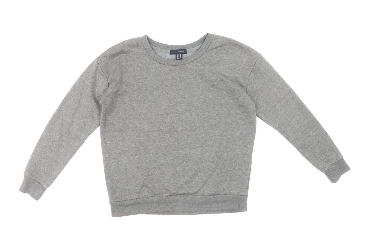 Atmoshphere Womens Grey Polyester Pullover Sweatshirt Size 10 Pullover
