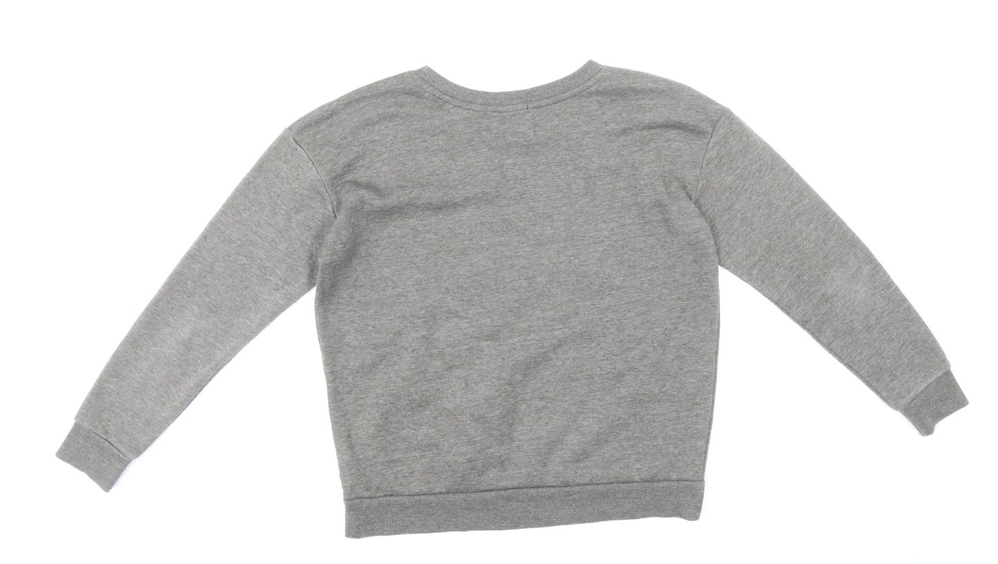 Atmoshphere Womens Grey Polyester Pullover Sweatshirt Size 10 Pullover