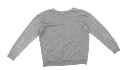 Atmoshphere Womens Grey Polyester Pullover Sweatshirt Size 10 Pullover