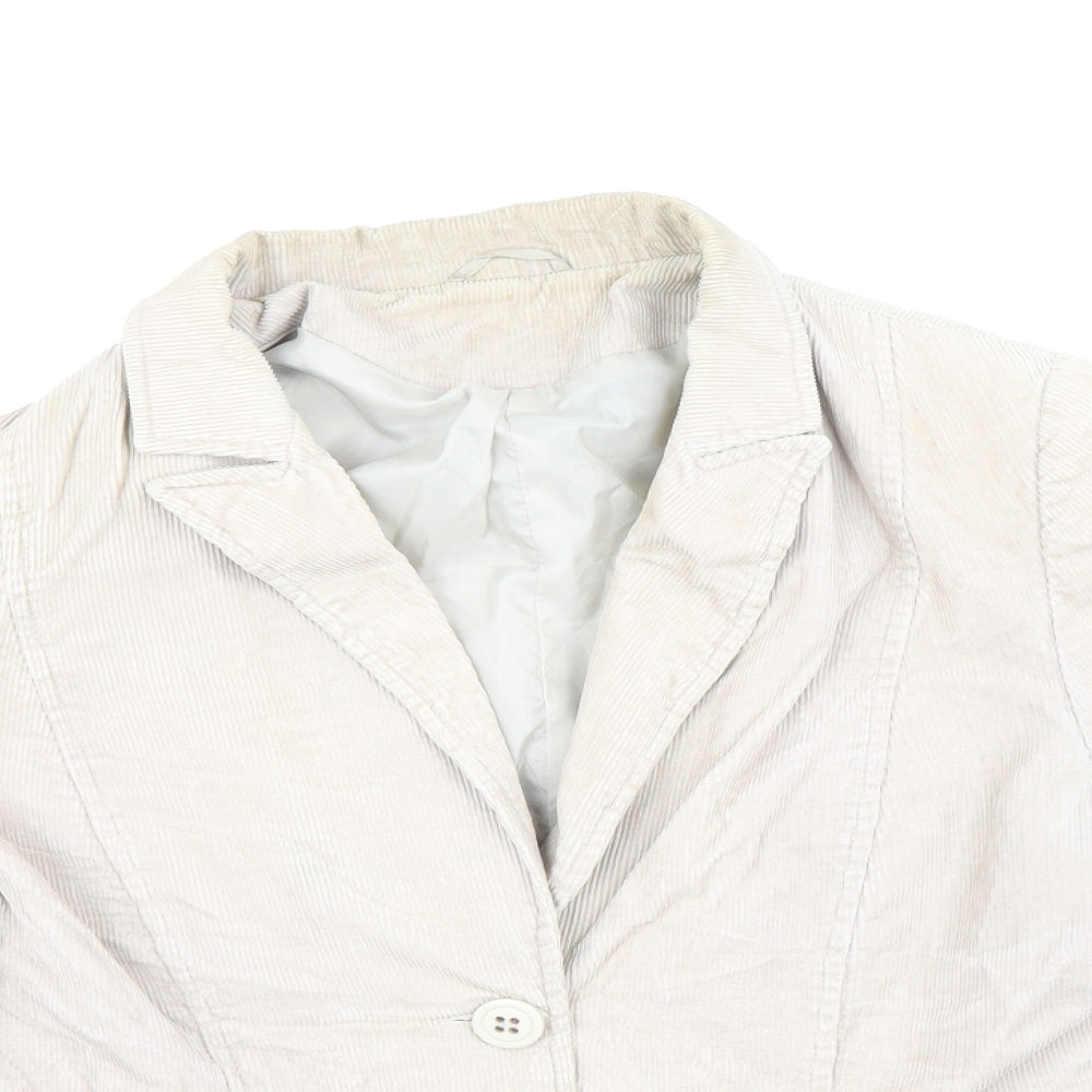 Womens UK Size 14 Topshop Beige Jacket