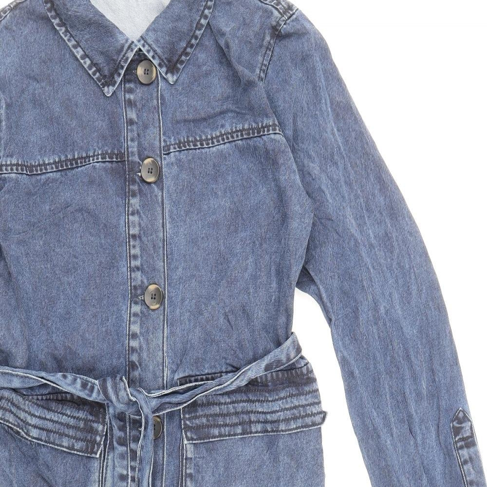 Womens UK Size 10 Marks and Spencer Blue Jacket